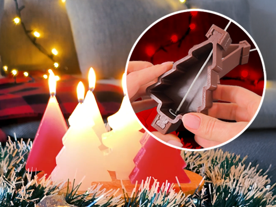 Xmas Tree Candle Molds