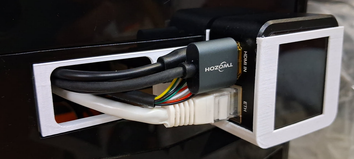 Luckfox PicoKVM 3.5 bay holder.