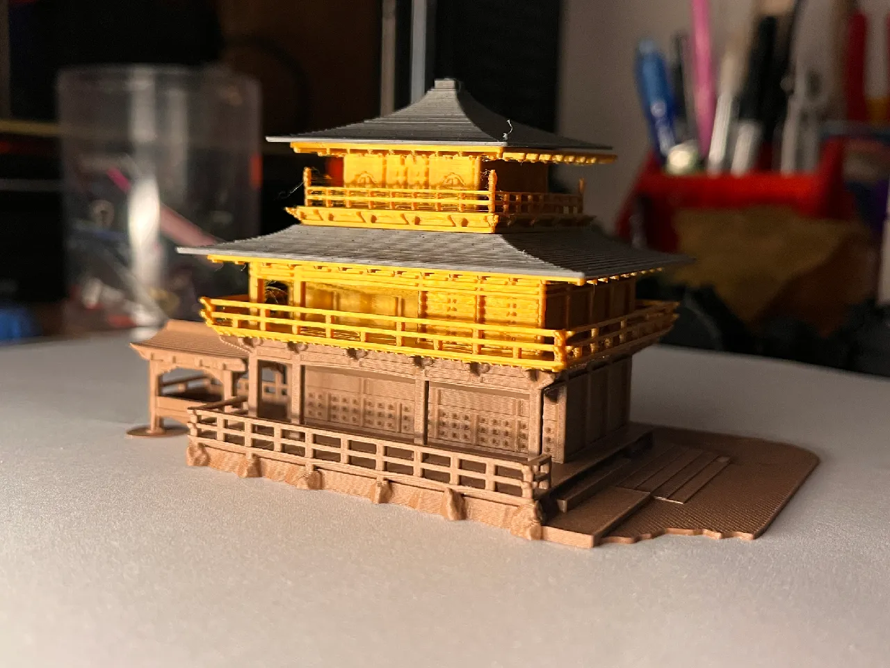 Kinkaku-ji Golden Pavilion - Kyoto, Japan by MiniWorld3D