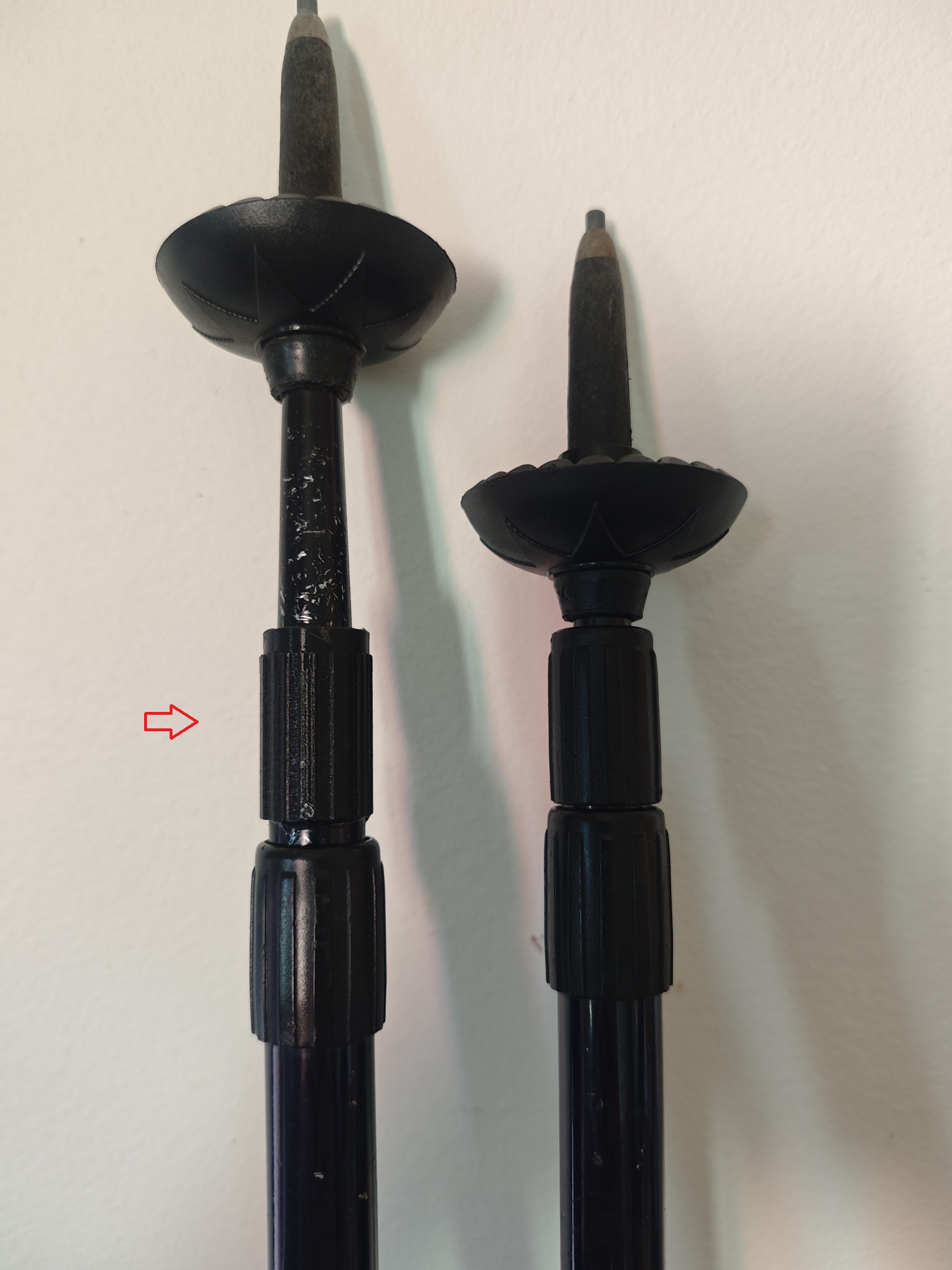 Hiking pole tube replacement tip