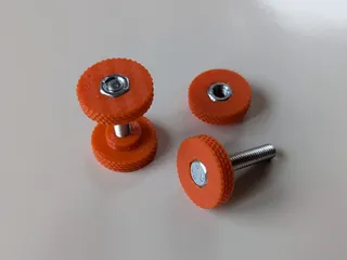 Thumb Remix for Articulating Pi Camera Mount - M4 Hex Screw and Nut