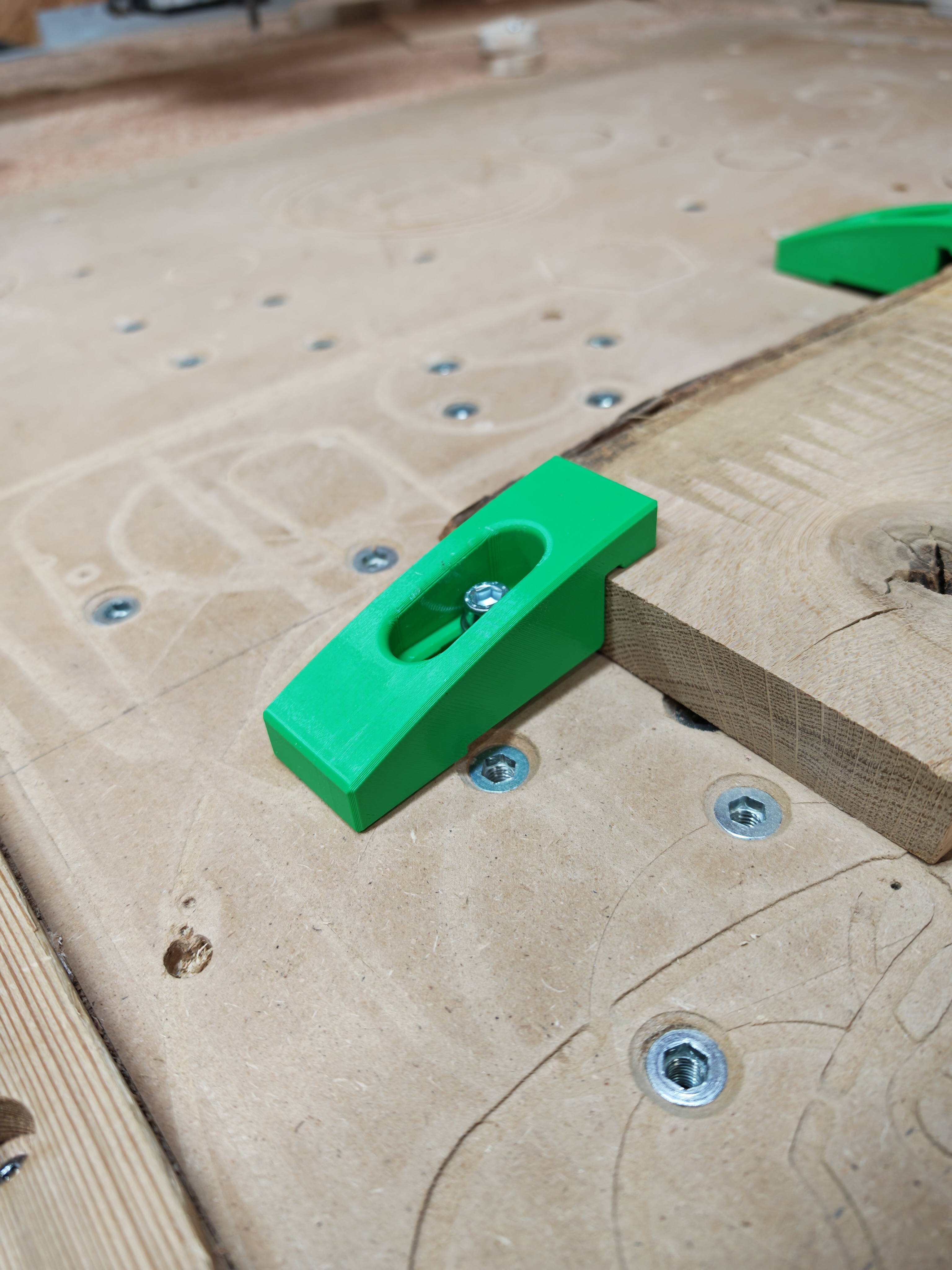 Low Profile CNC Clamp – Strong Hold Down 3D model