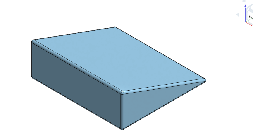 Miniatura 2 do modelo 3D Knife angle block