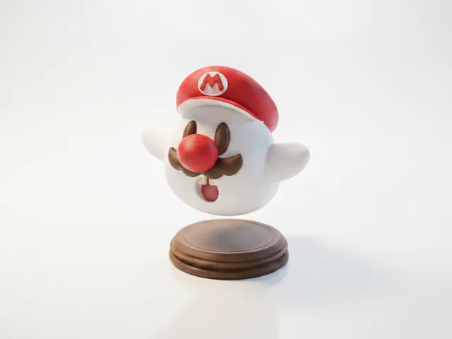 Mario Ghost Figurine Gaming Collectible 3D Printable