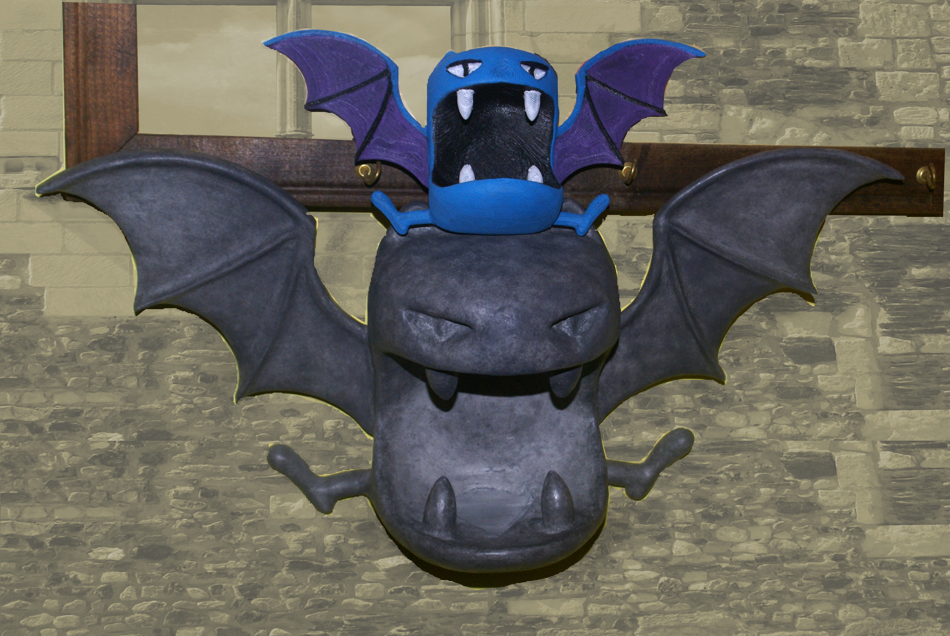 Golbat Wall Sconce 3D model