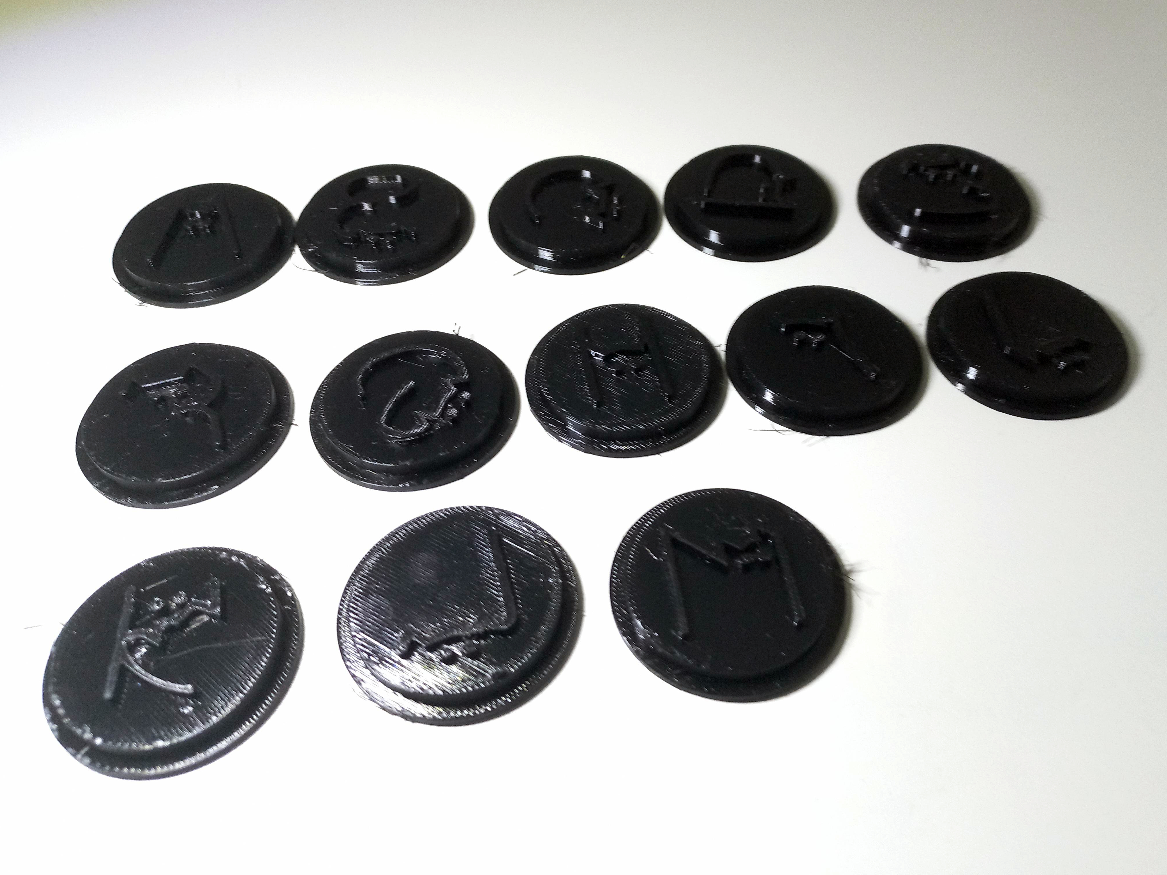 Miniatura 4 do modelo 3D Cat Alphabet Stamp Inserts