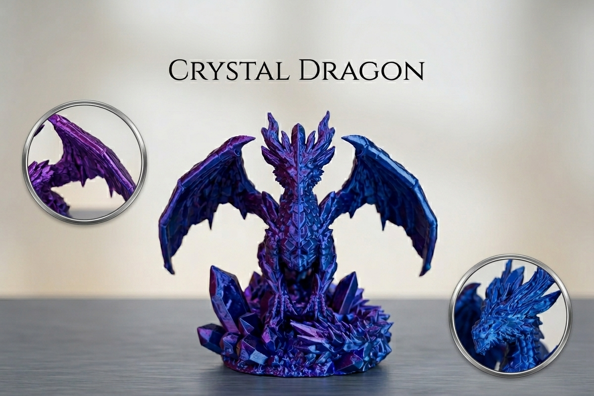 Vernathis, the Violet Mind (Gem Dragon) 3D model