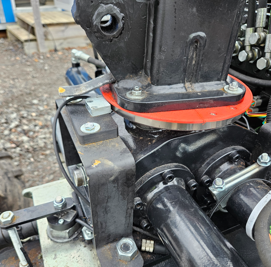 External encoder mount for crane