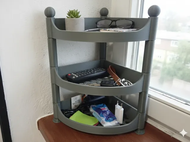Modular corner shelf system