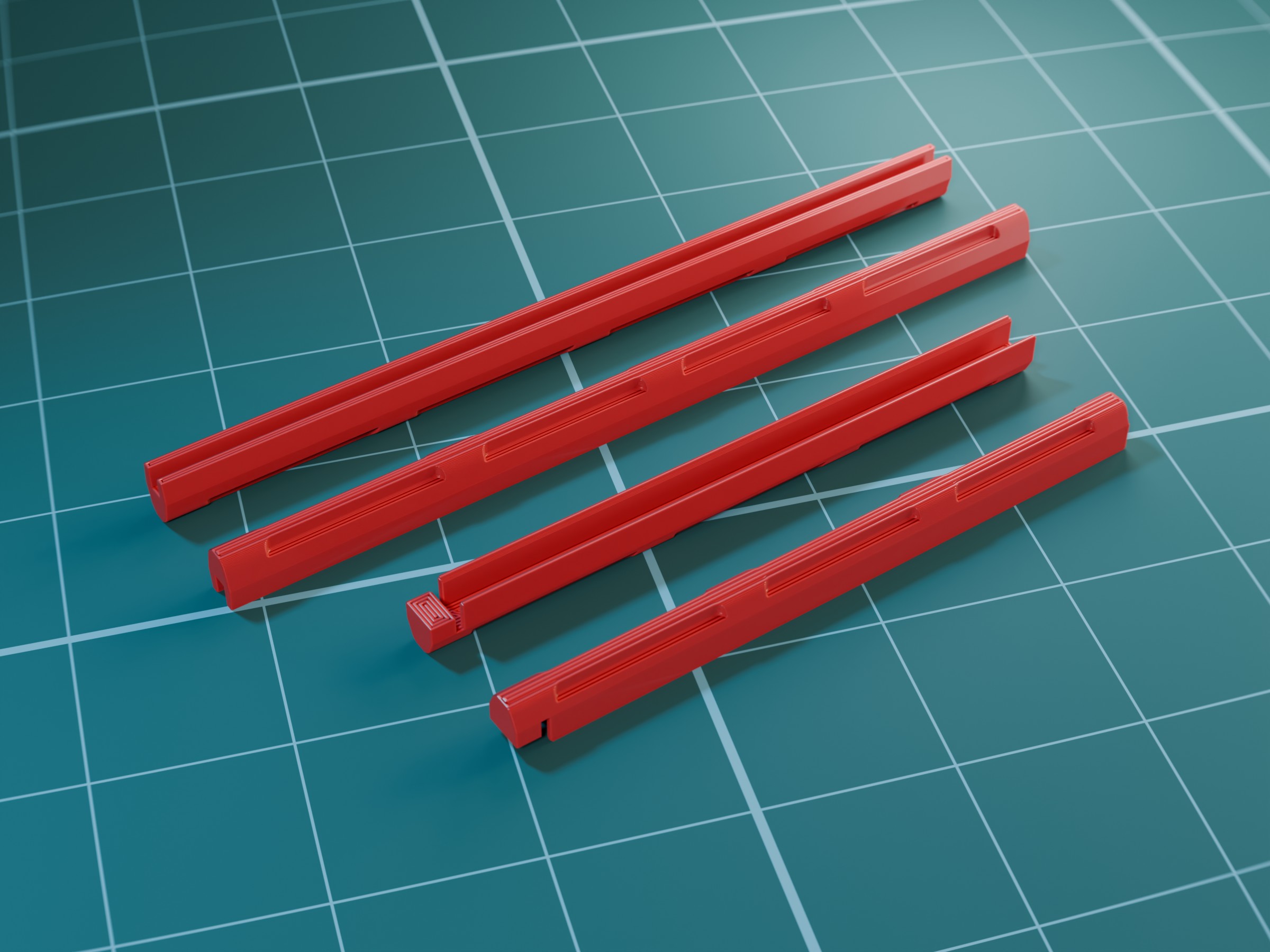 VW Sharan I 2003 seat rail guide spacers / slider