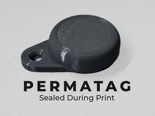 PermaTag – Tamper-Proof AirTag Case Sealed During Print (No Screws)