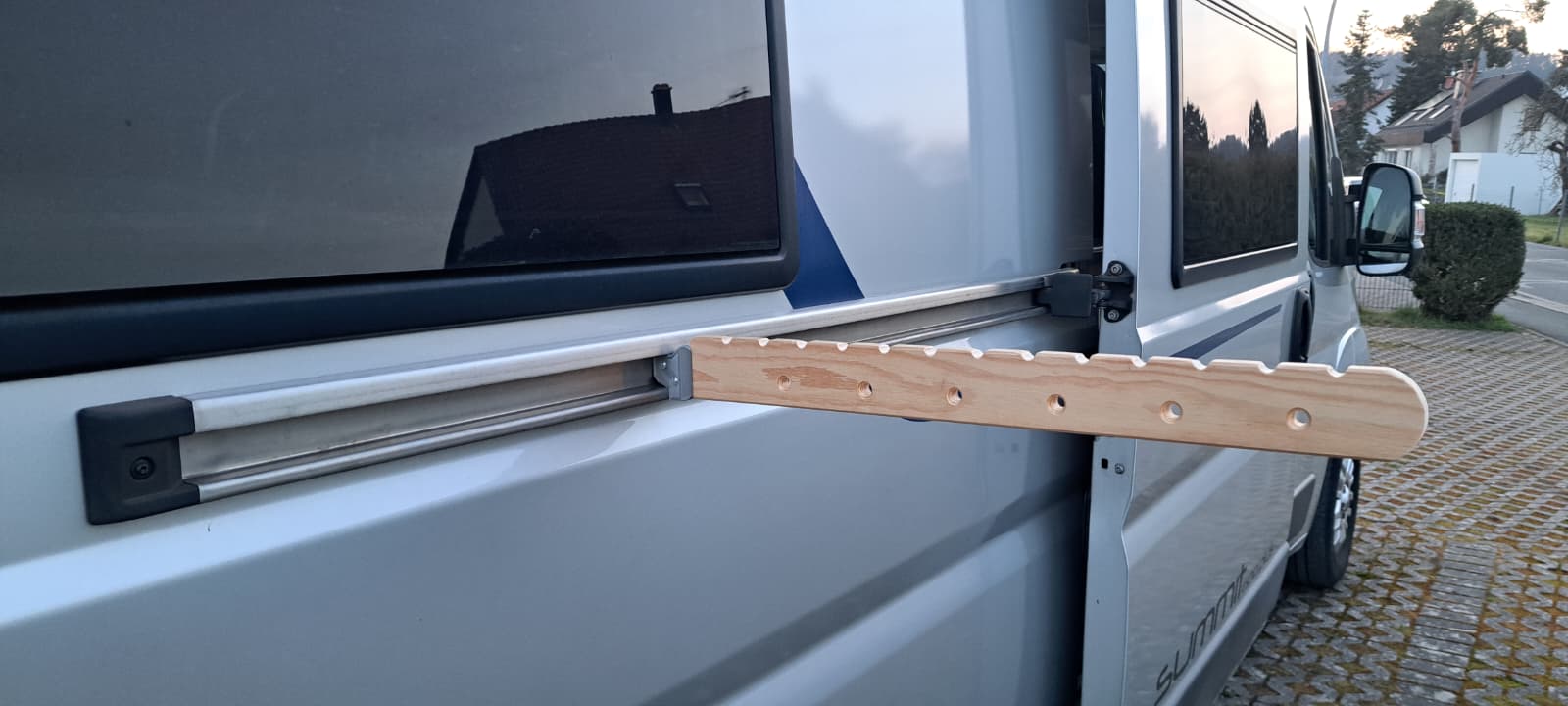 bracket / mount for clothes hook for Citroen Jumper sidedoor
