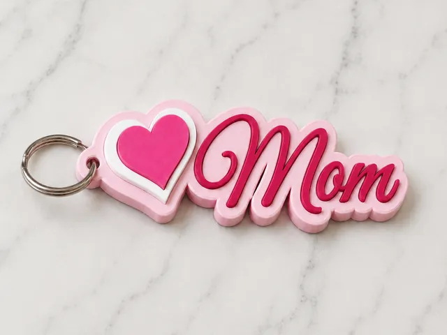 Name tag with heart