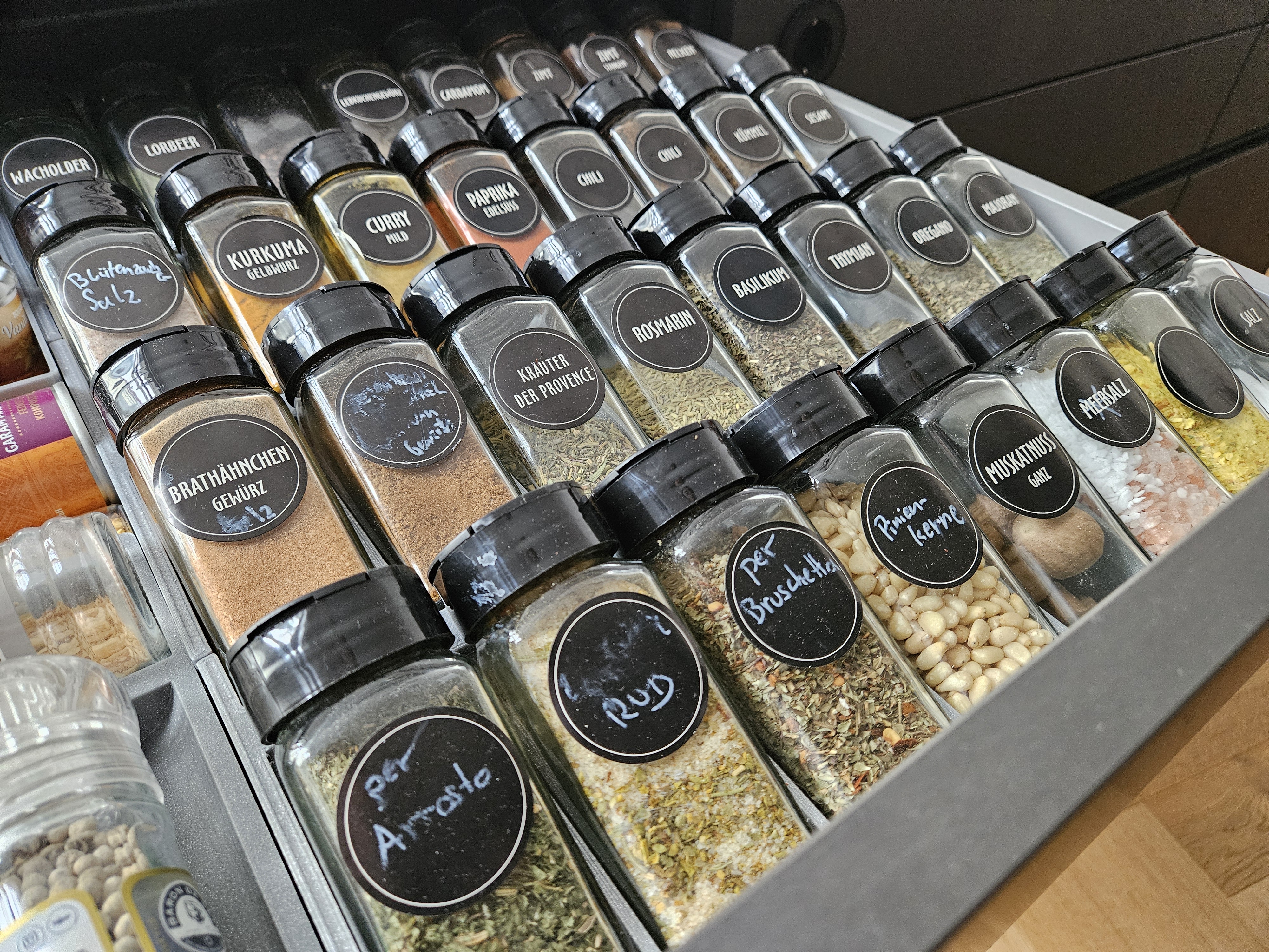 Spice rack for Alexandre Chappel assortment system v2