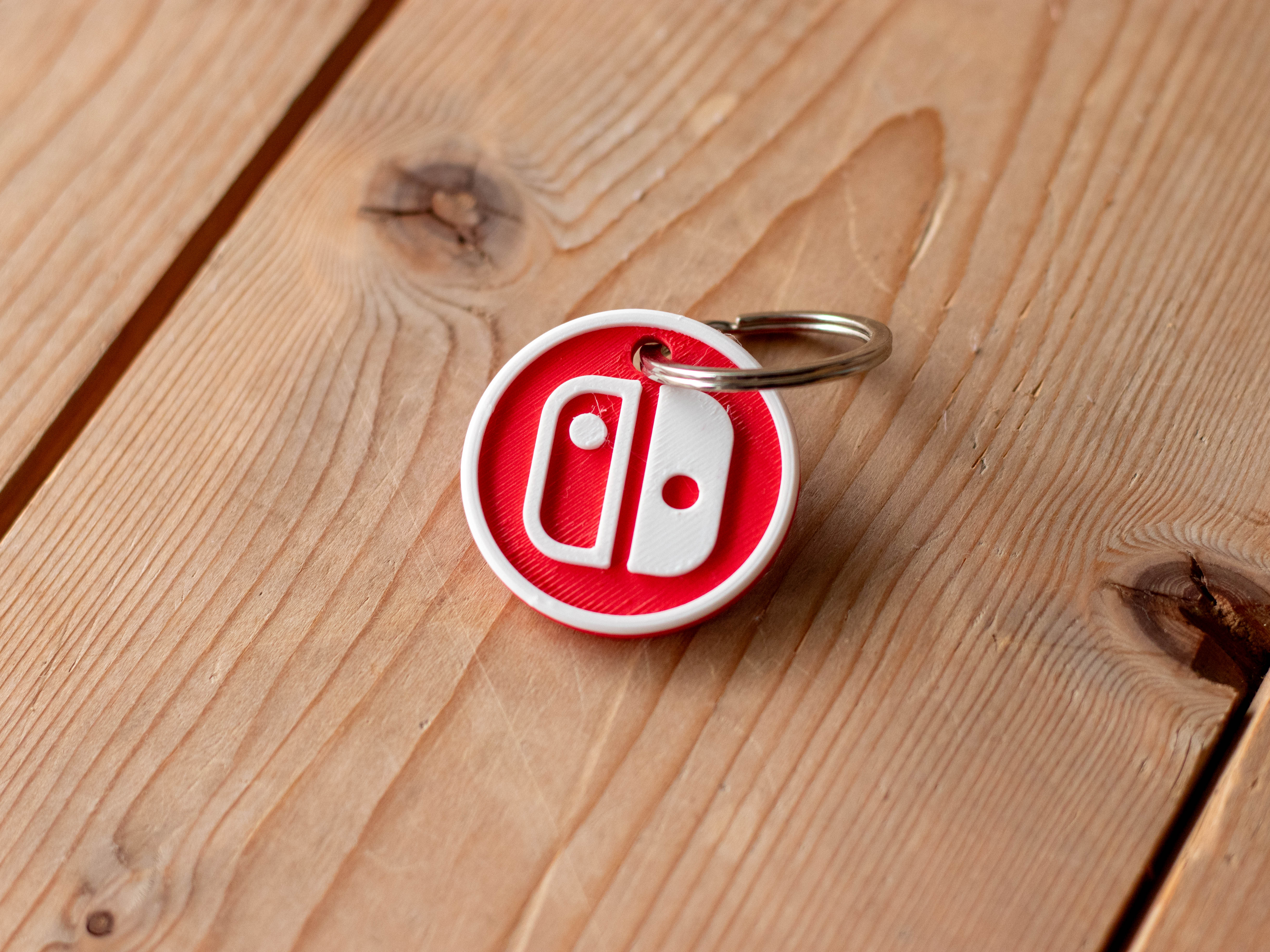 Miniatura 2 do modelo 3D Nintendo Switch Logo Keychain