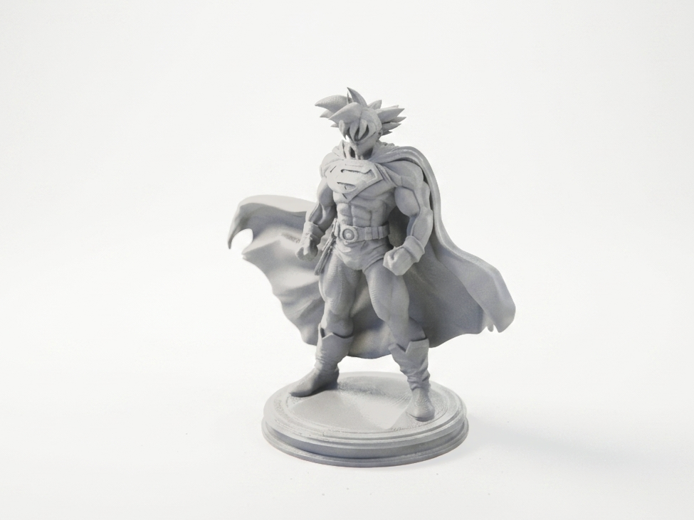 Superman Goku Figurine DC Comics 3D Printable