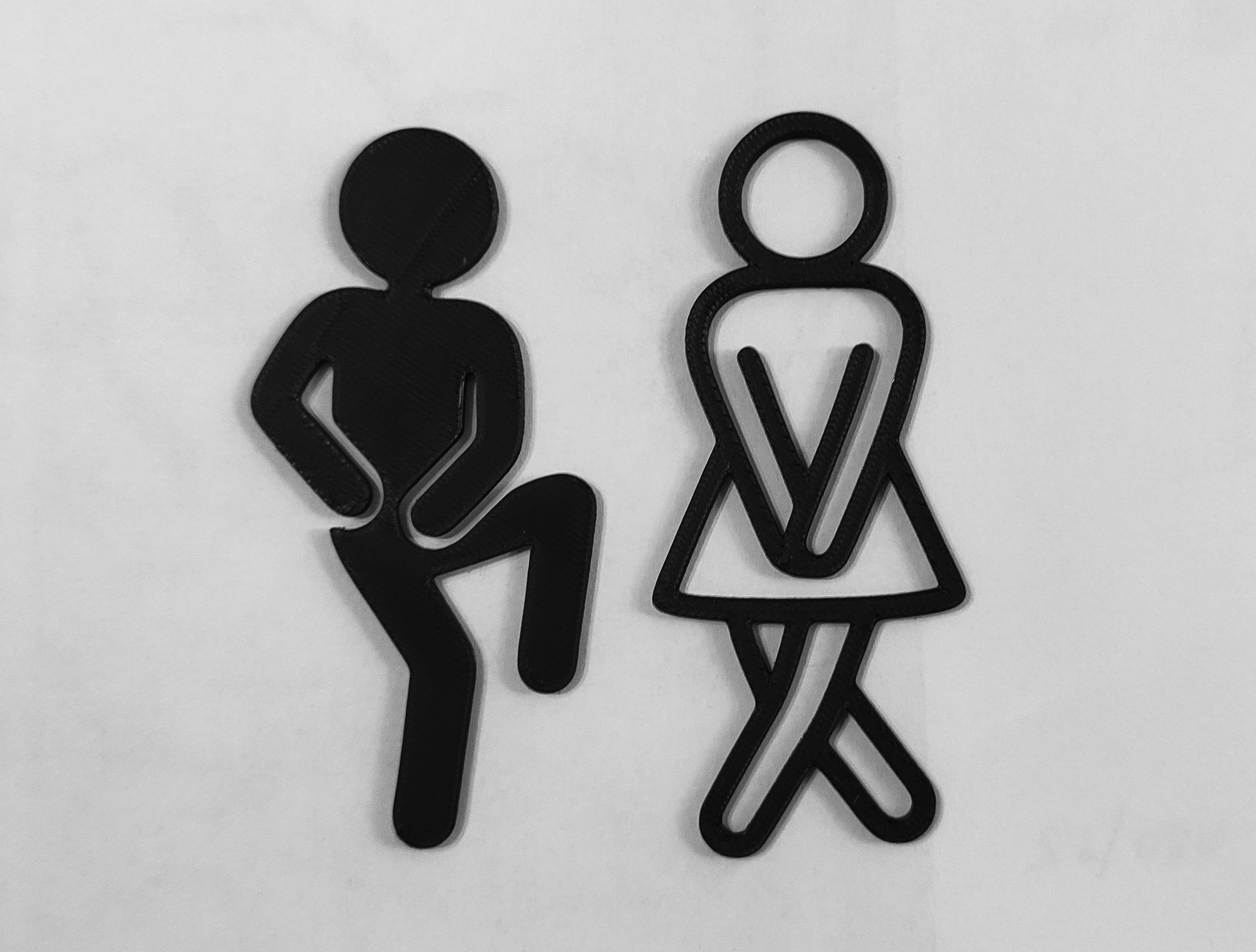 Funny “WC” Door Hanger