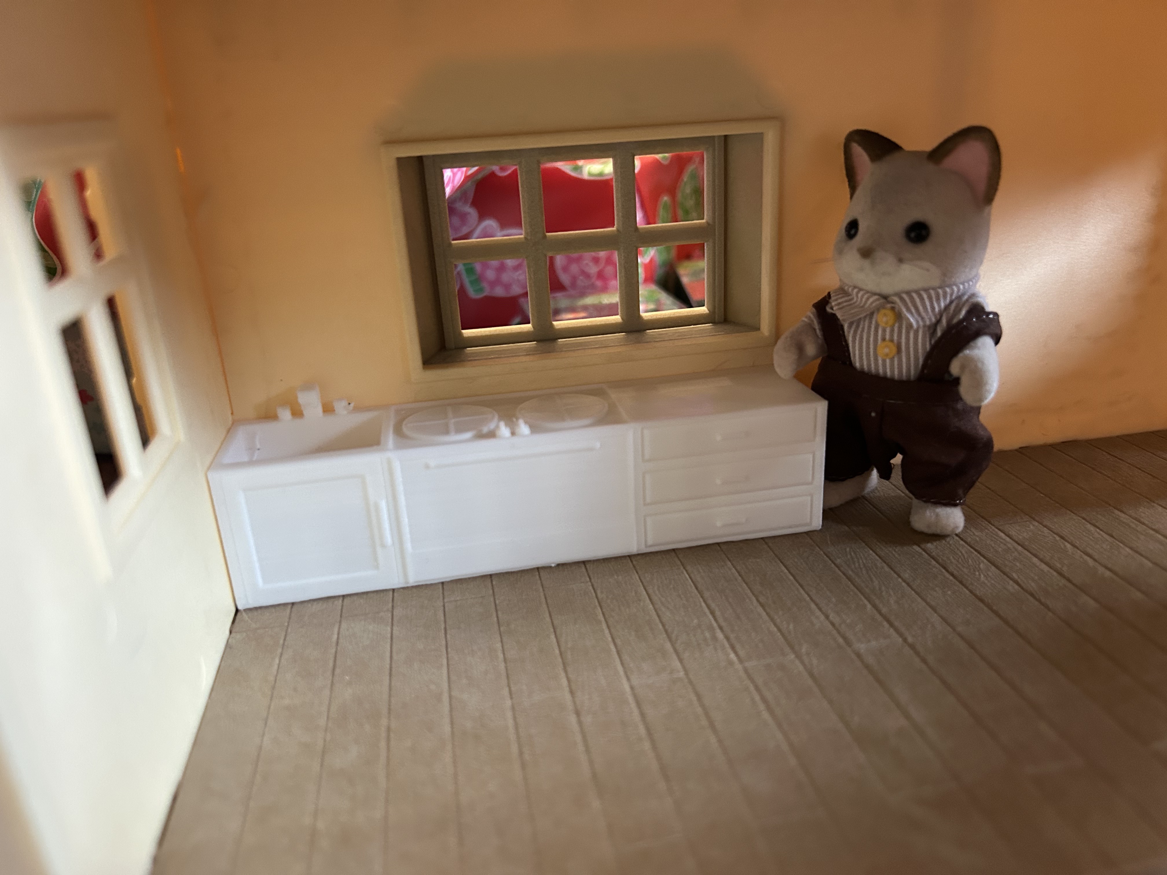 Kitchenette Sized for Calico Critters/Sylvanian Families
