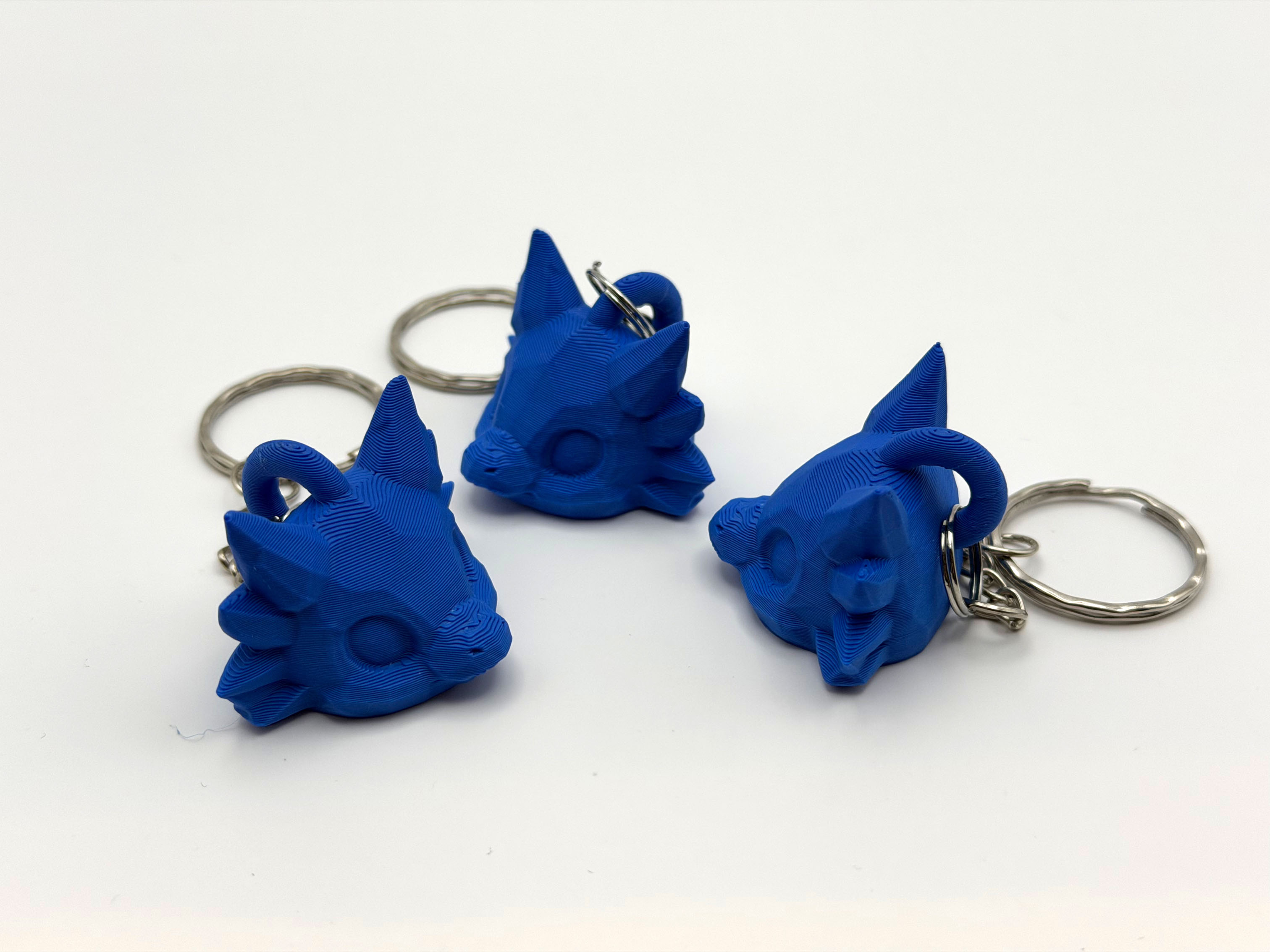 Miniatura 2 do modelo 3D Lowpoly Dragon Keychain