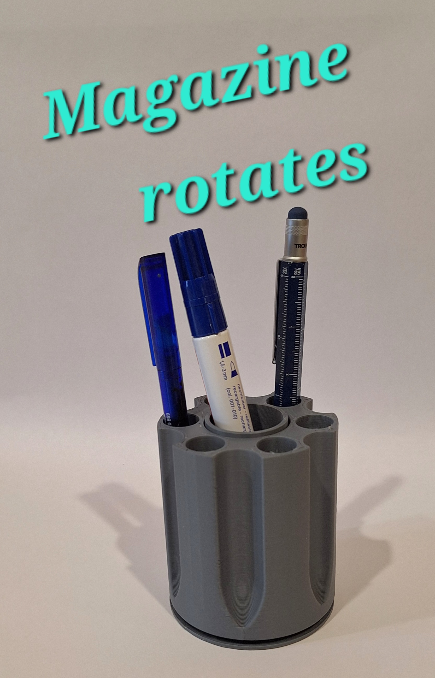 Revolver Pen Holder