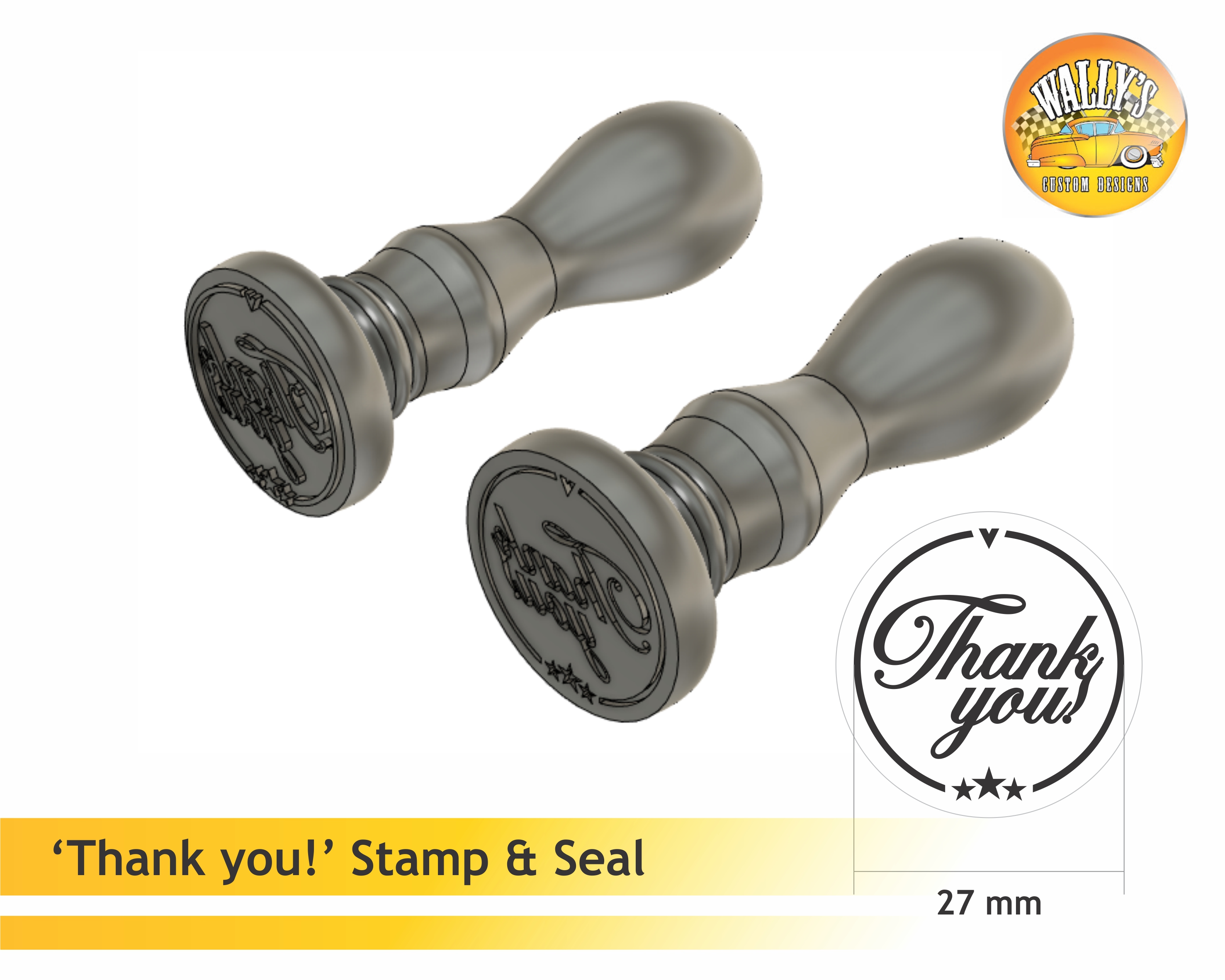 'Thank you' Stamp & Seal
