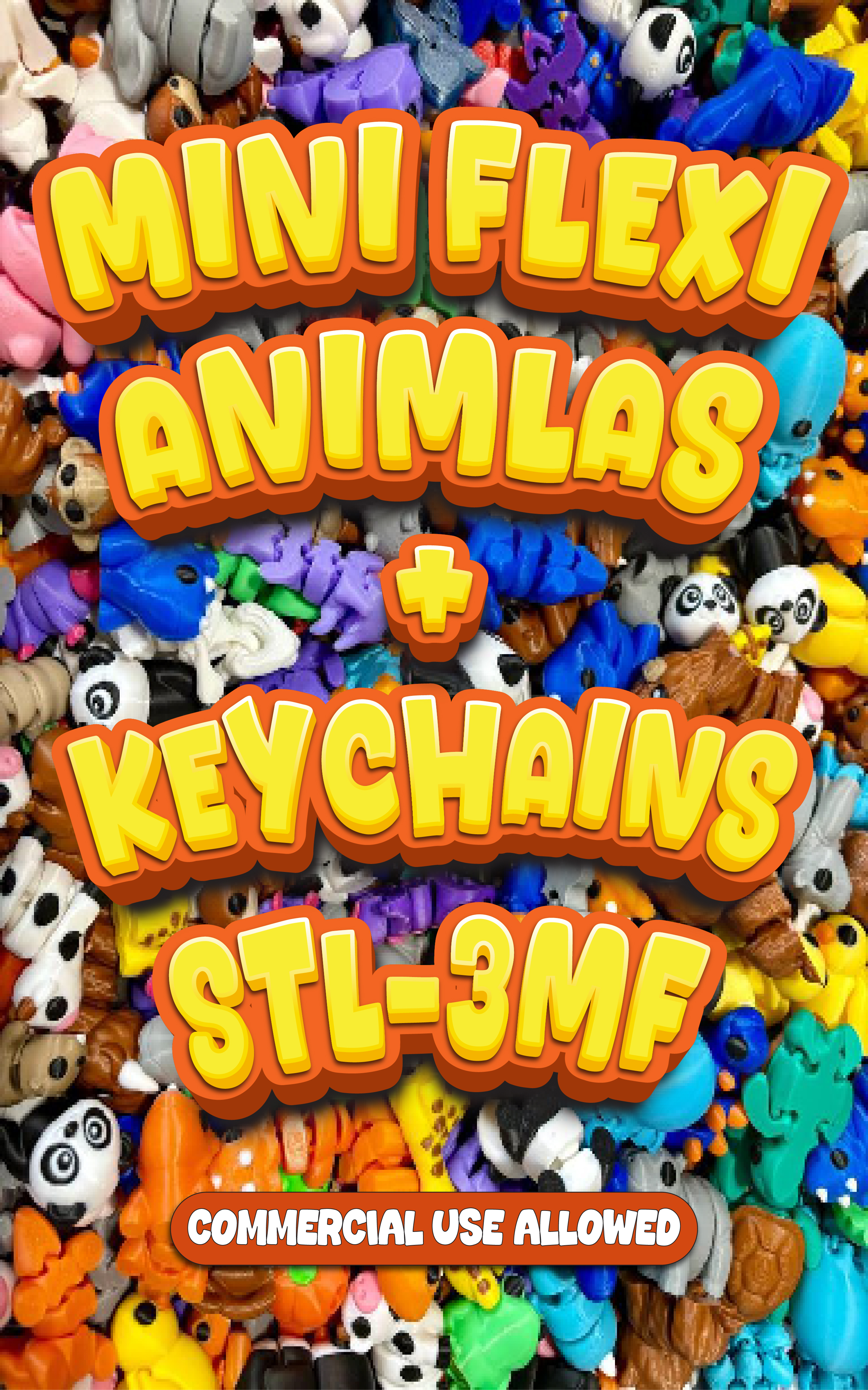 Mini Flexi Animal STL and 3MF Packs