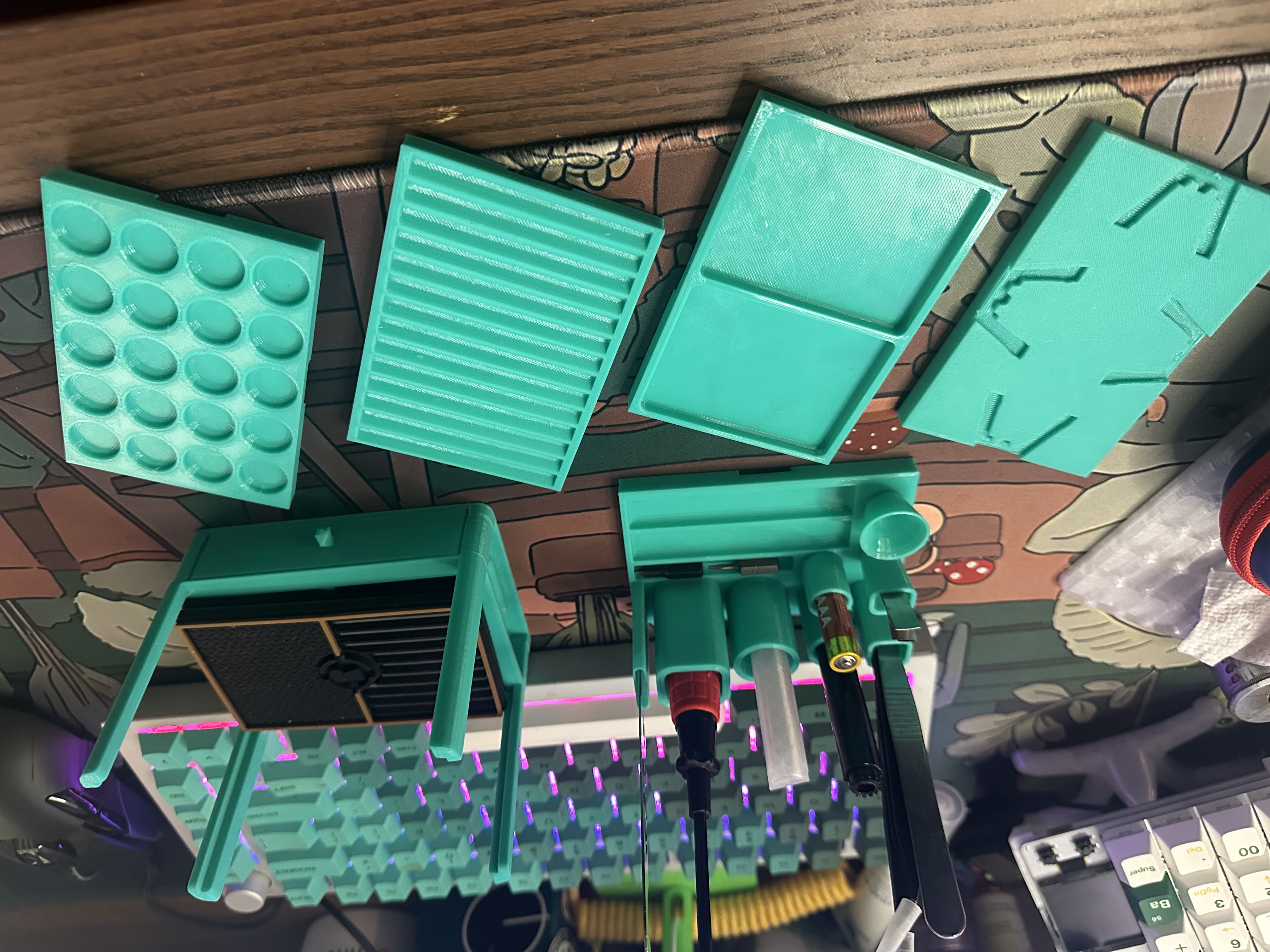 Zongo's Modular Lock Pinning Tray System and Gut Station