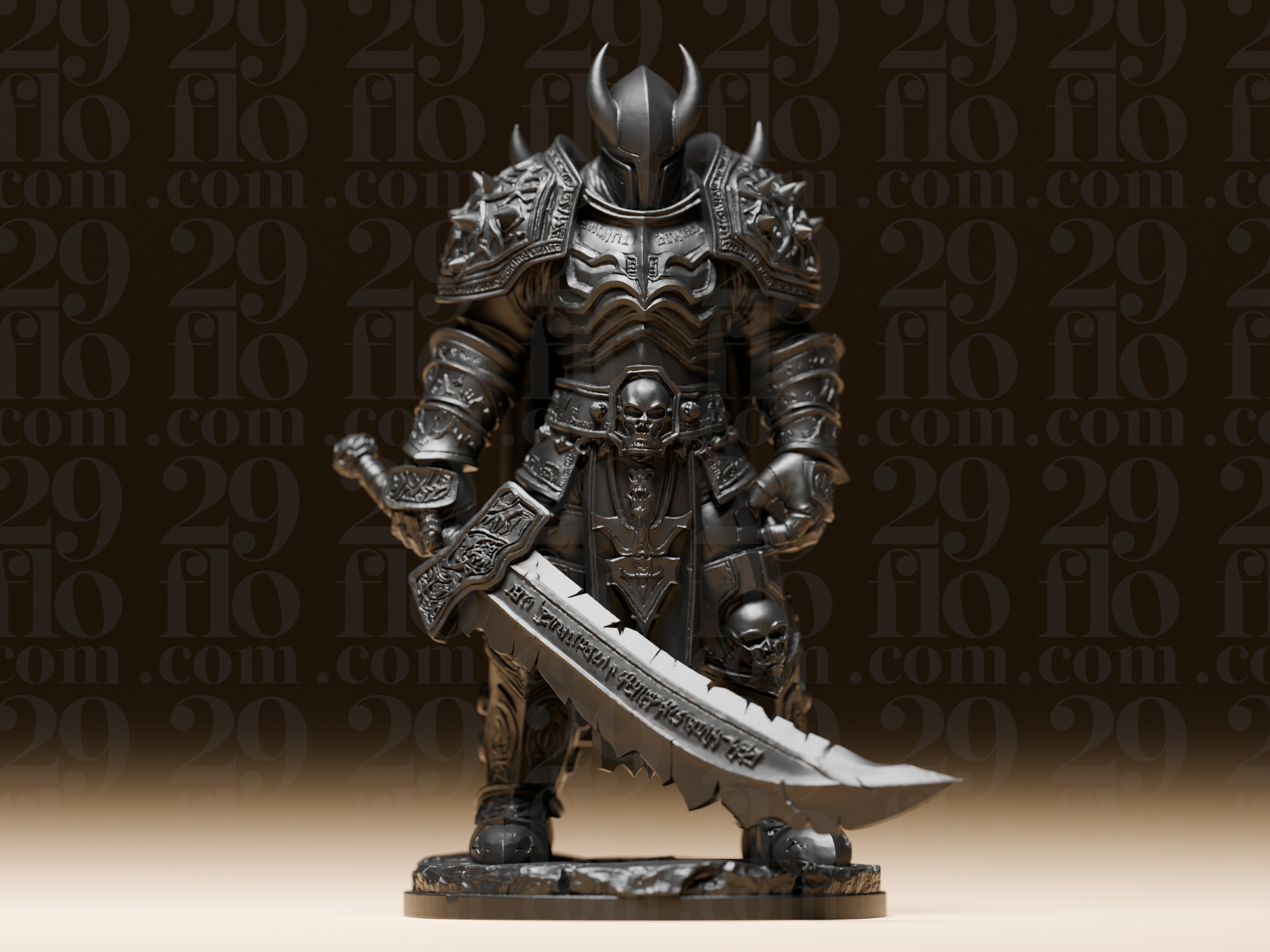 Miniatura 2 do modelo 3D Monster Warrior #04