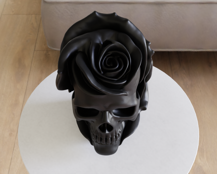 Indented Rose Skull — miniatura 3