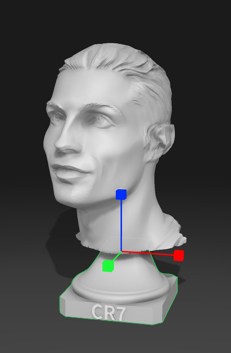 Cristiano Ronaldo Bust Statue