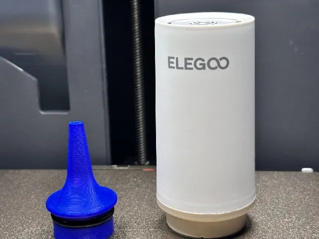 Elegoo Vacuum Pump Plastic Bag Attachment.