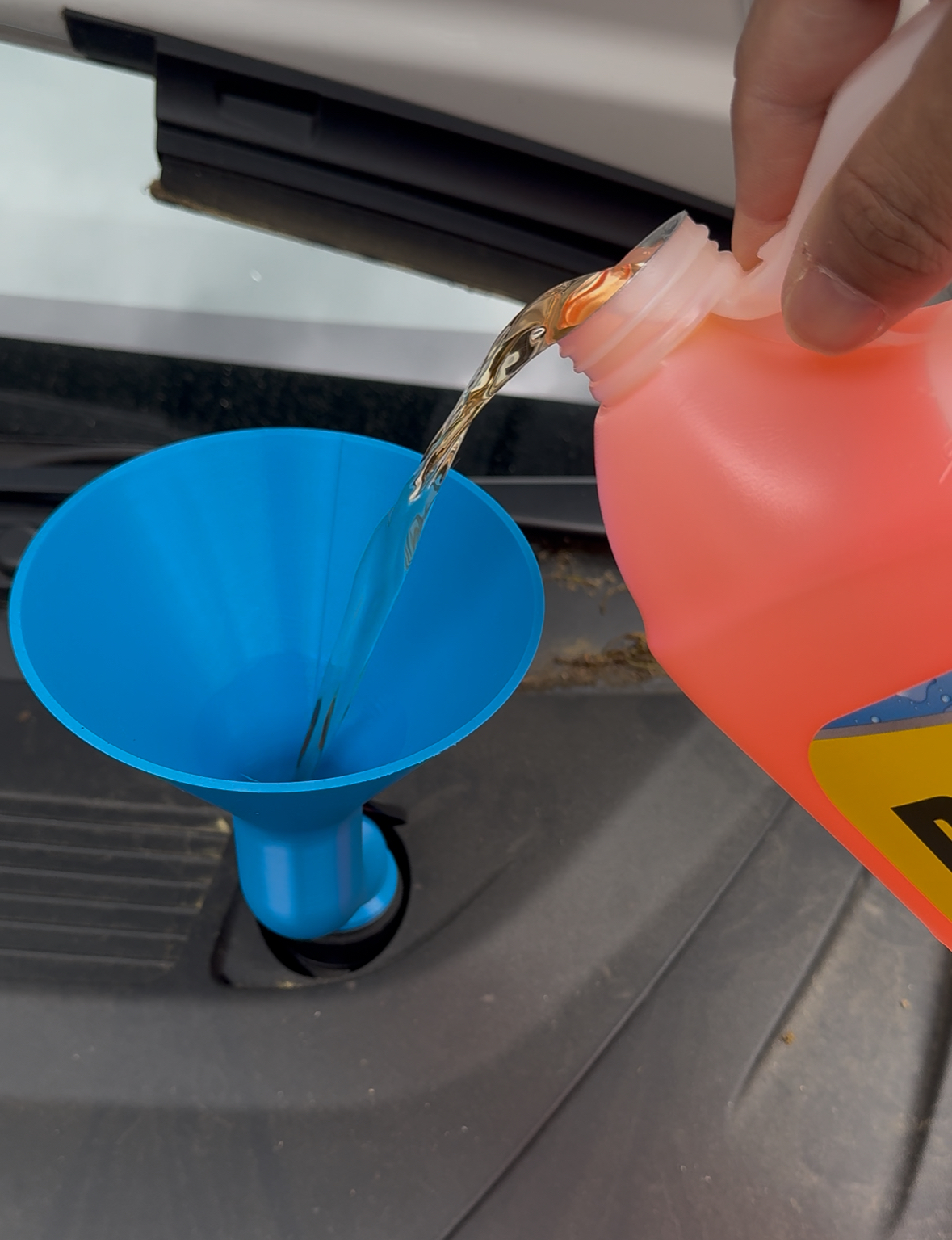 Car / Windshield fluid funnel - 38mm tube