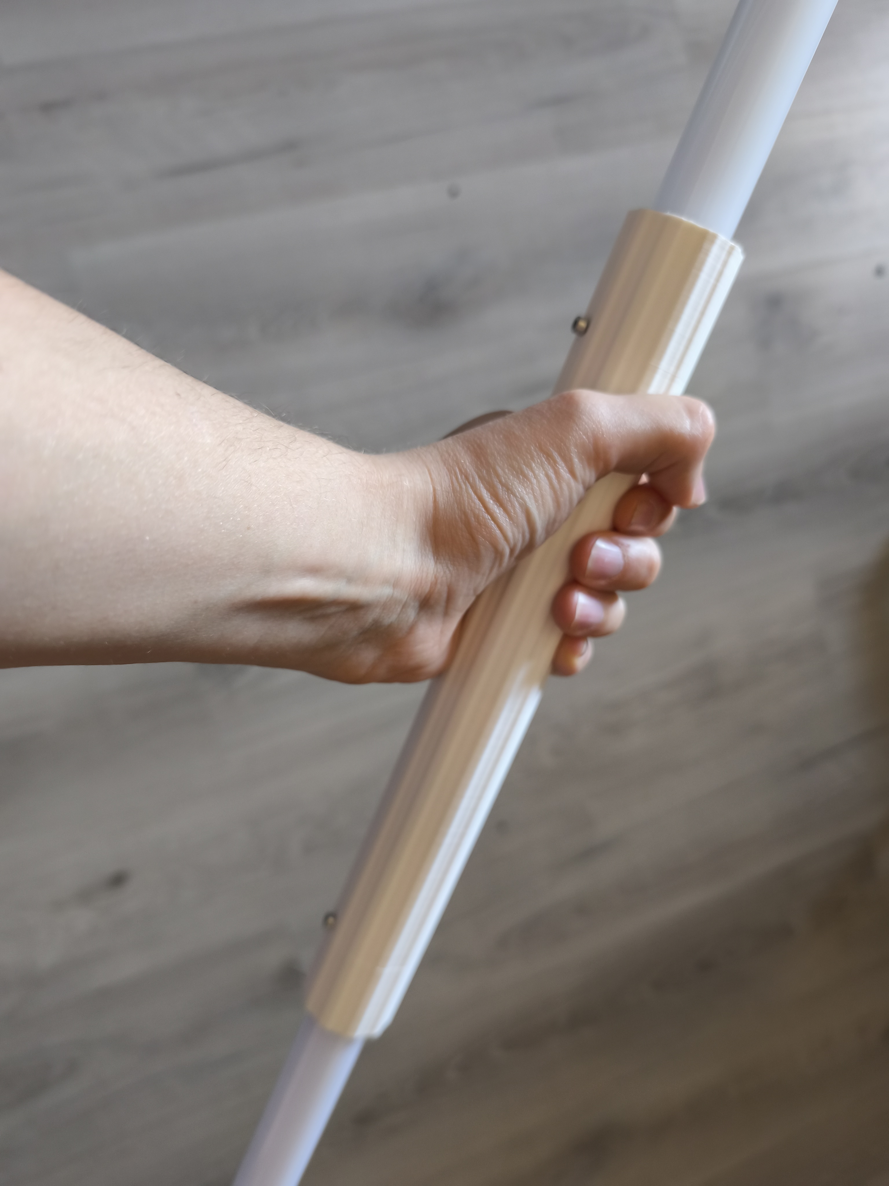 Dual Saber Training Hilt for 1"/25.4mm Lightsabers | works with Stuntsabers