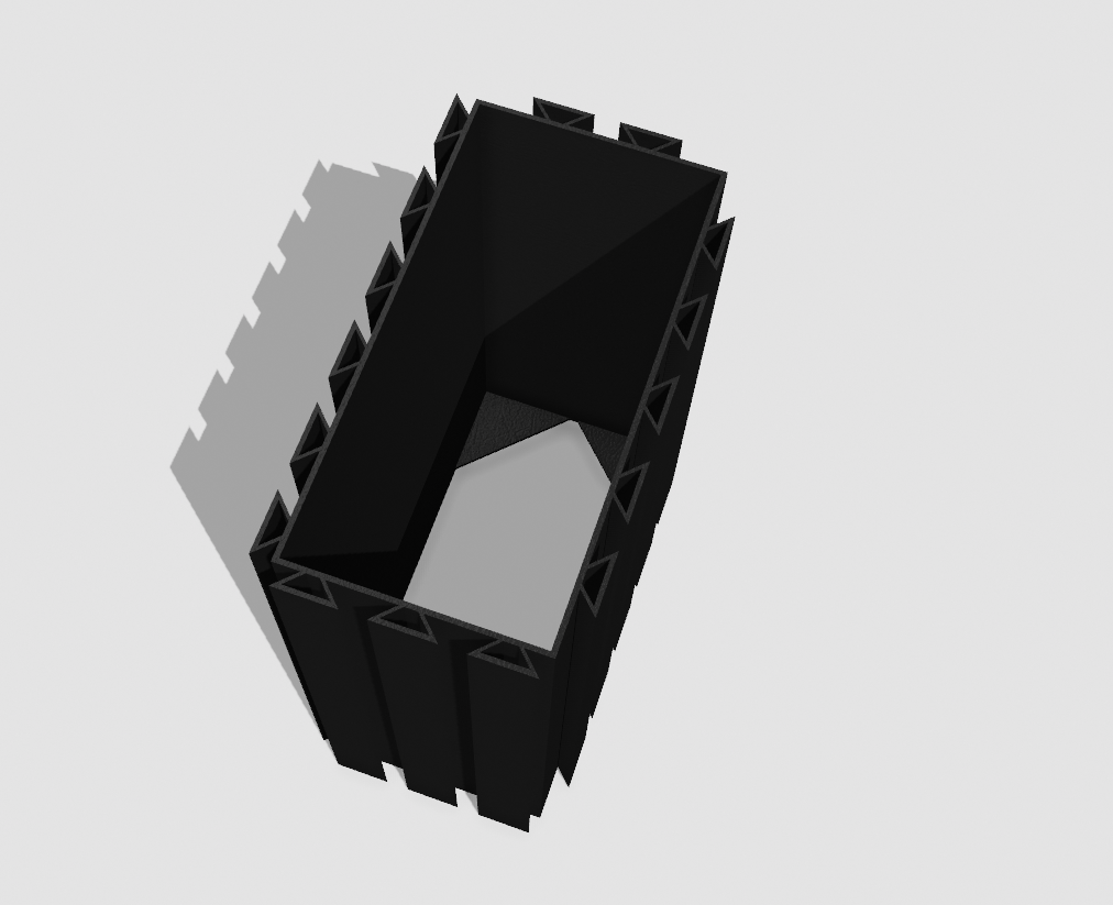 Miniatura 4 do modelo 3D Modular, stackable storage drawer system, no supports needed