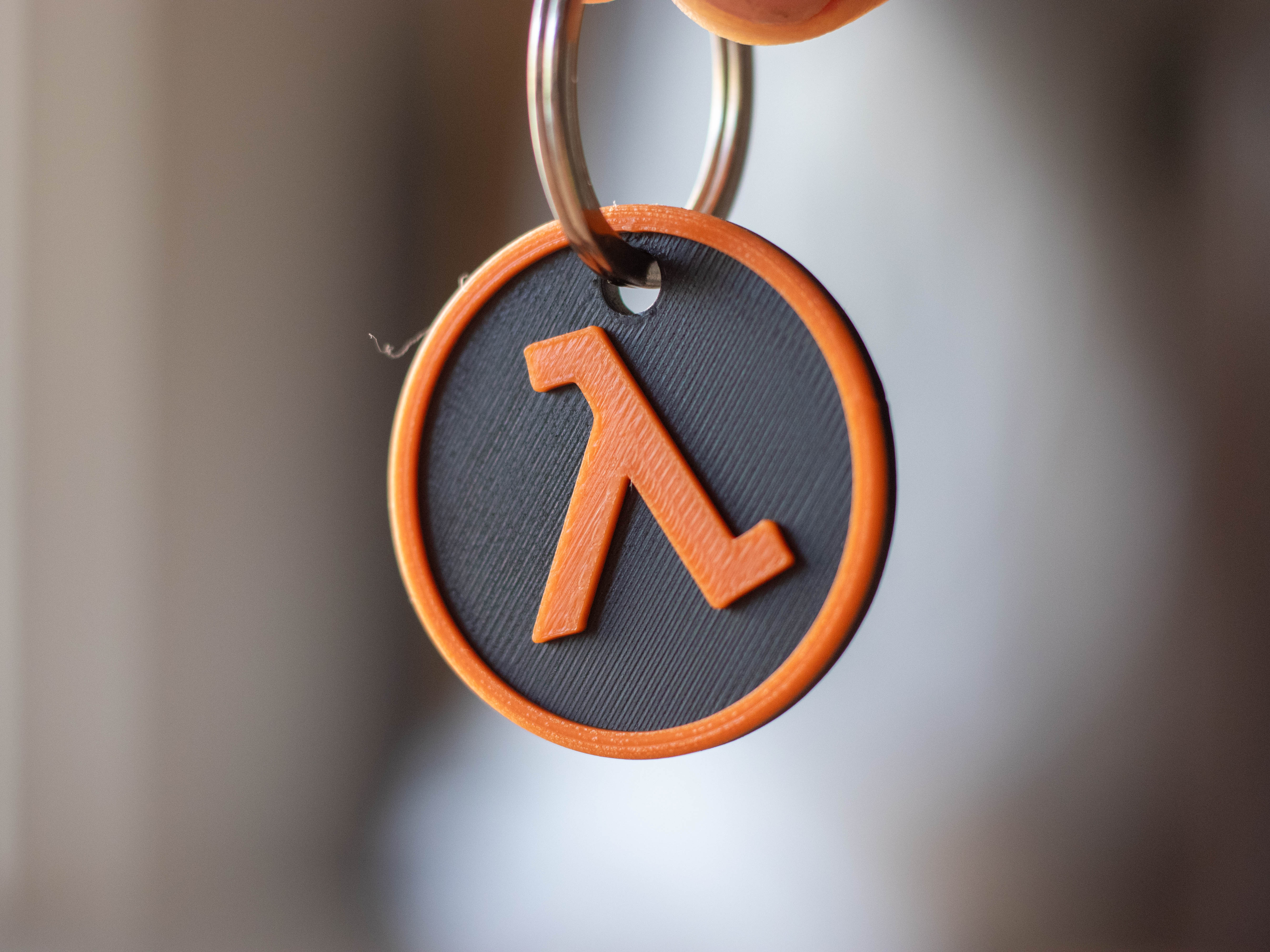 Half Life Logo Keychain