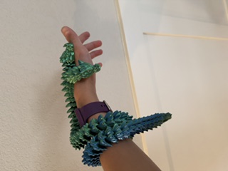 Two Headed Articulated Bone Dragon