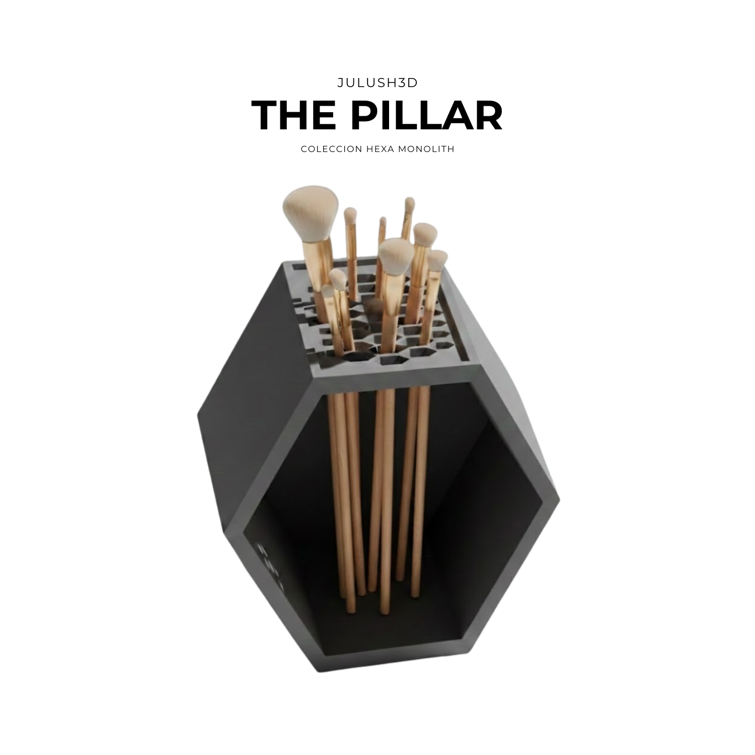 Organizador de Brochas y Lápices Maquillaje // The Pillar