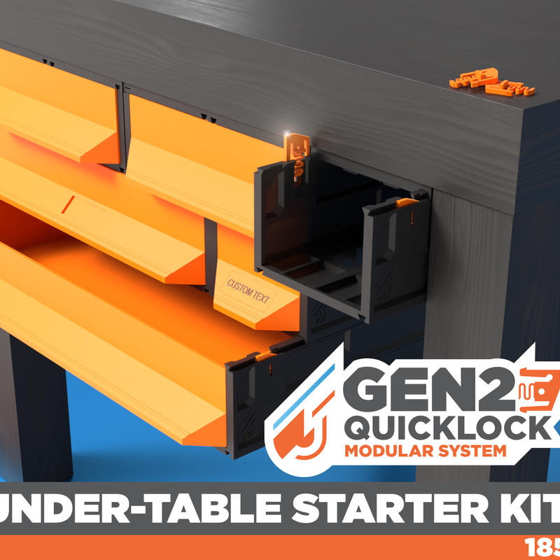 GEN2 Under Table Starter Kit - 185 by Jerrari | Download free STL model ...