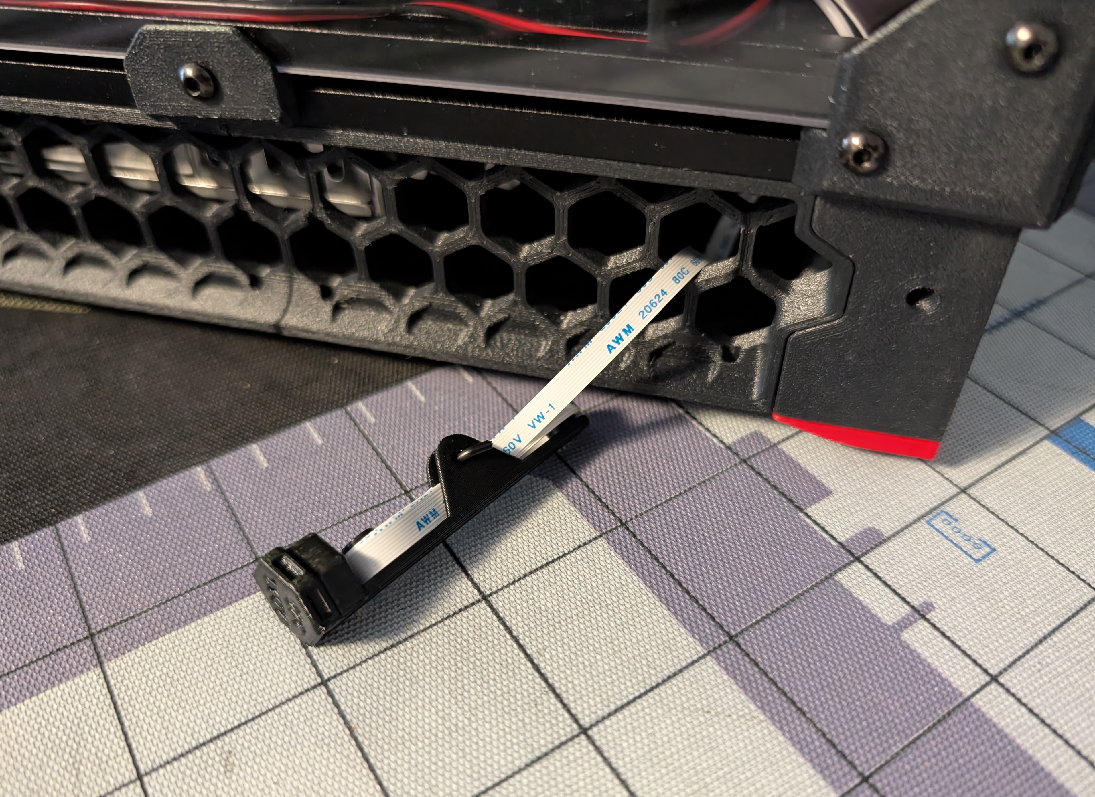 Voron 0 LDO ADXL 345 Ribbon Cable Hexagon Insert