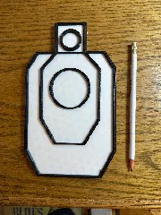 IDPA target Dryfire practice