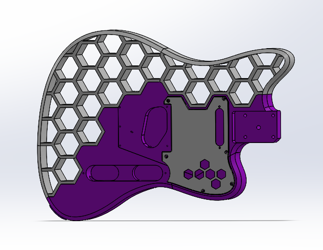 Prusacaster Hexagon Pickguard