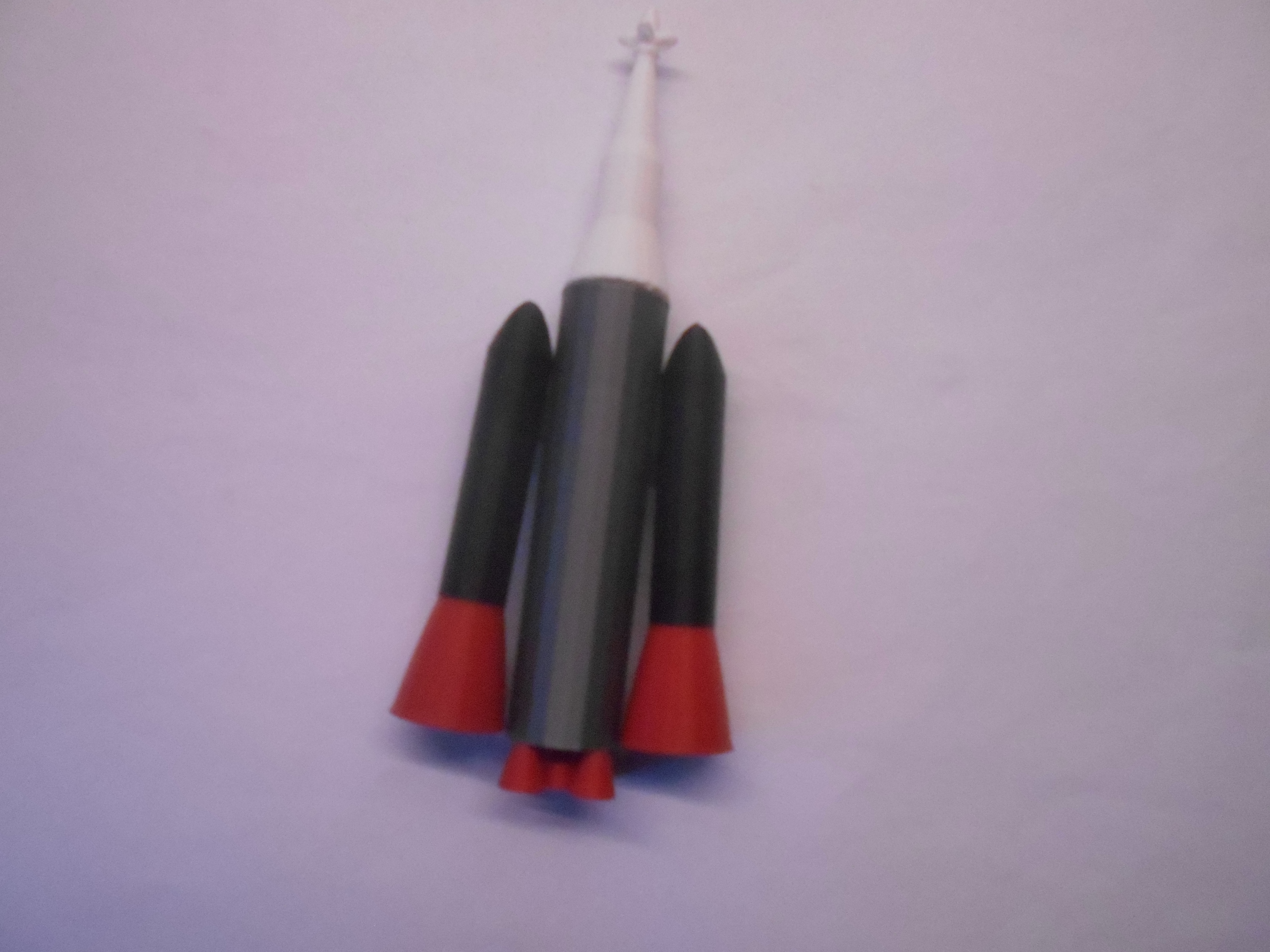 Model rocket, foldable