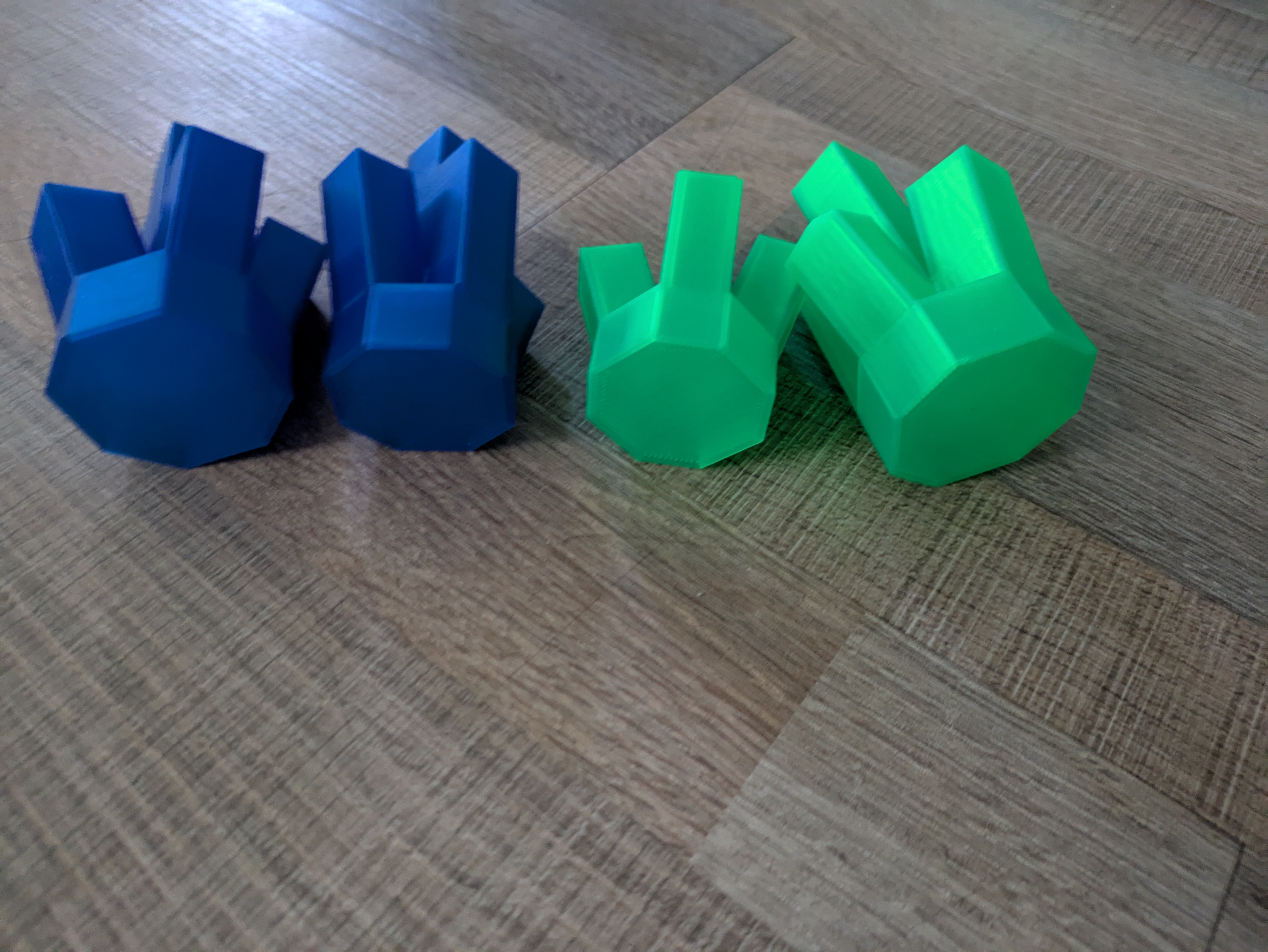 Lego (52.dat) Rock 1 x 1 Crystal 5 Point - REMIX
