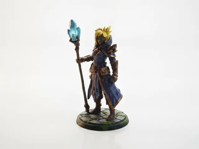 Crystal Queen Figurine Fantasy 3D Printable