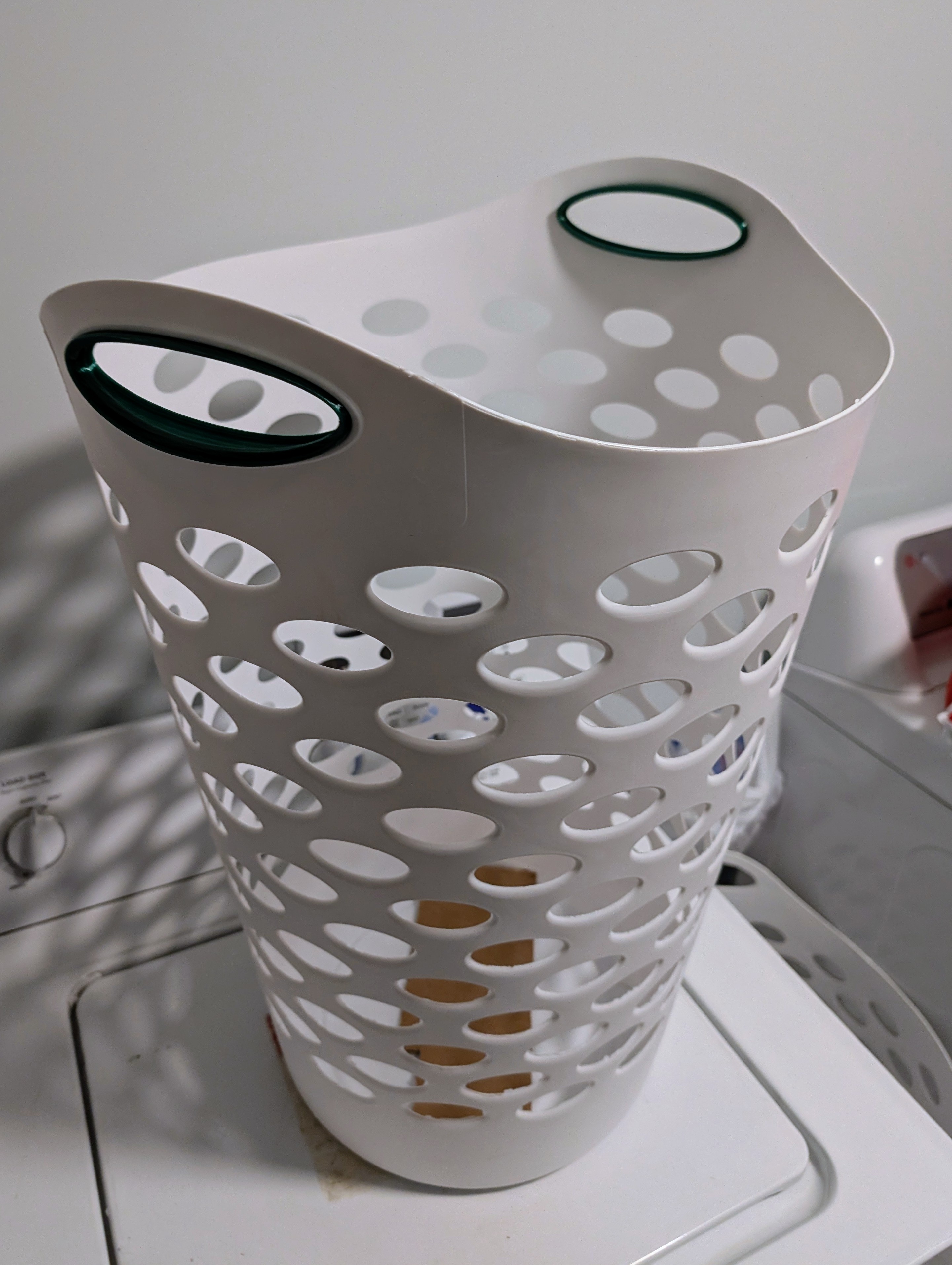 Laundry Hamper Handle Reinforcement