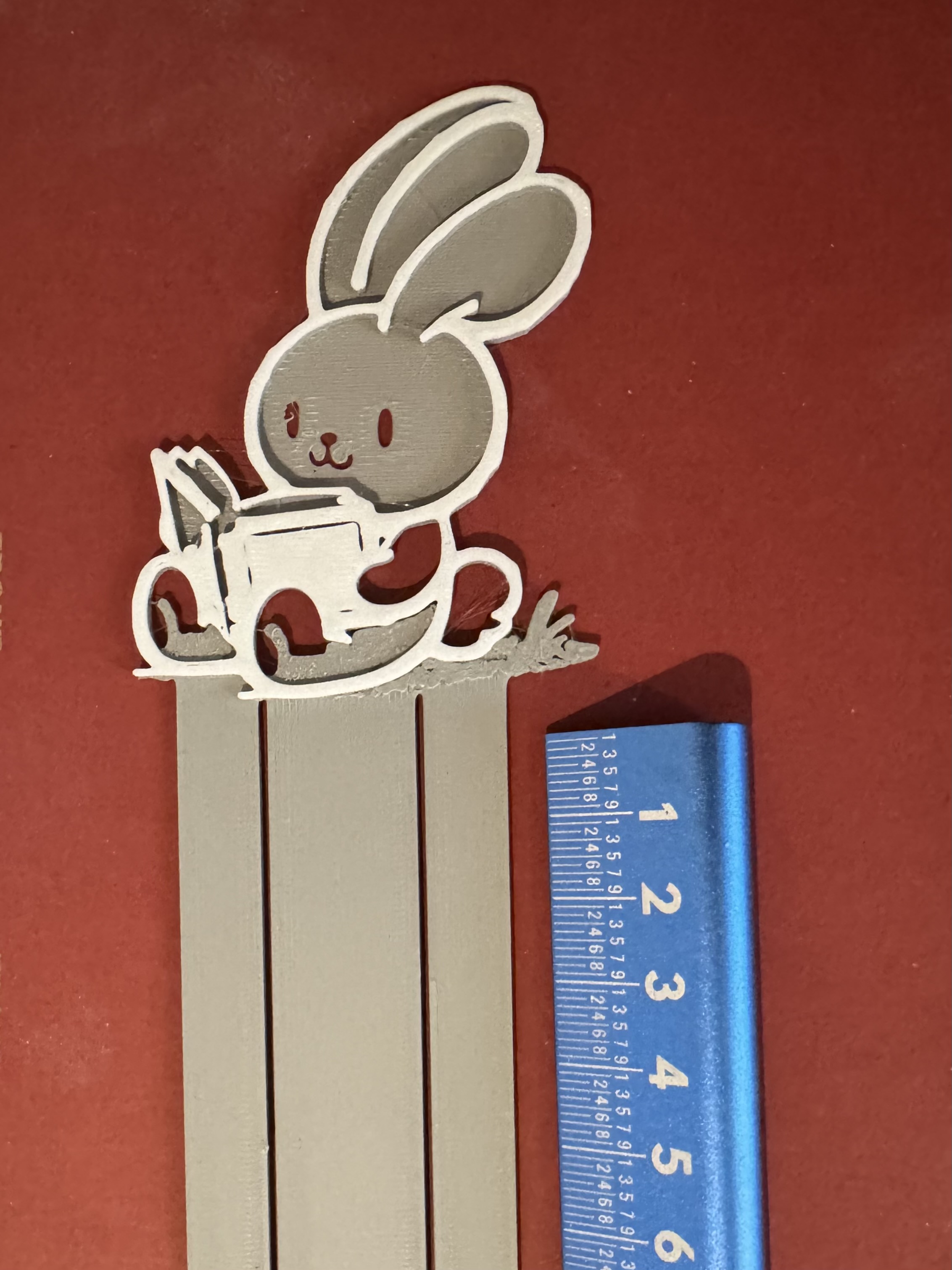 Miniatura 3 do modelo 3D Easter Bunny Bookmark