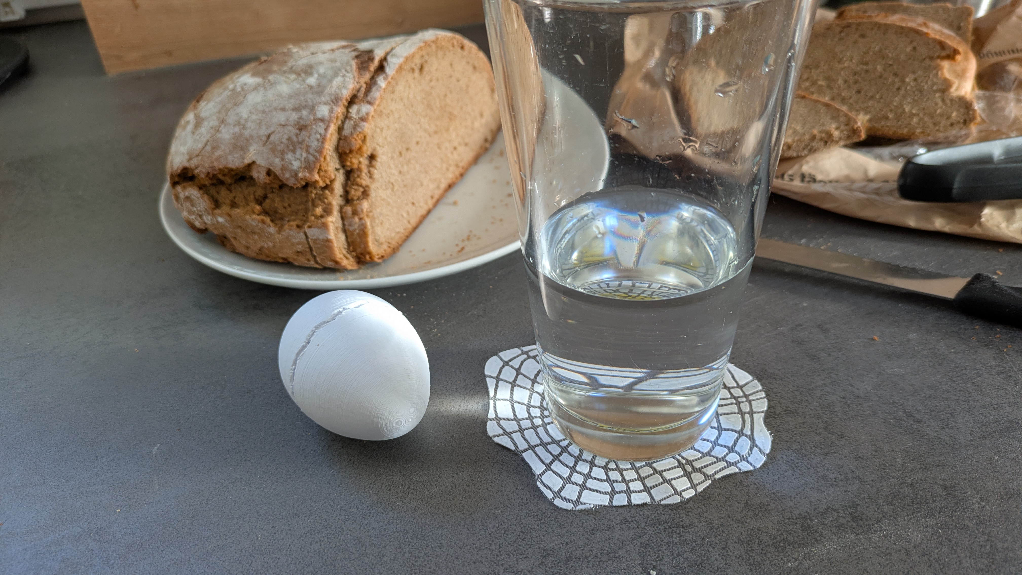 Fried Egg easter coaster