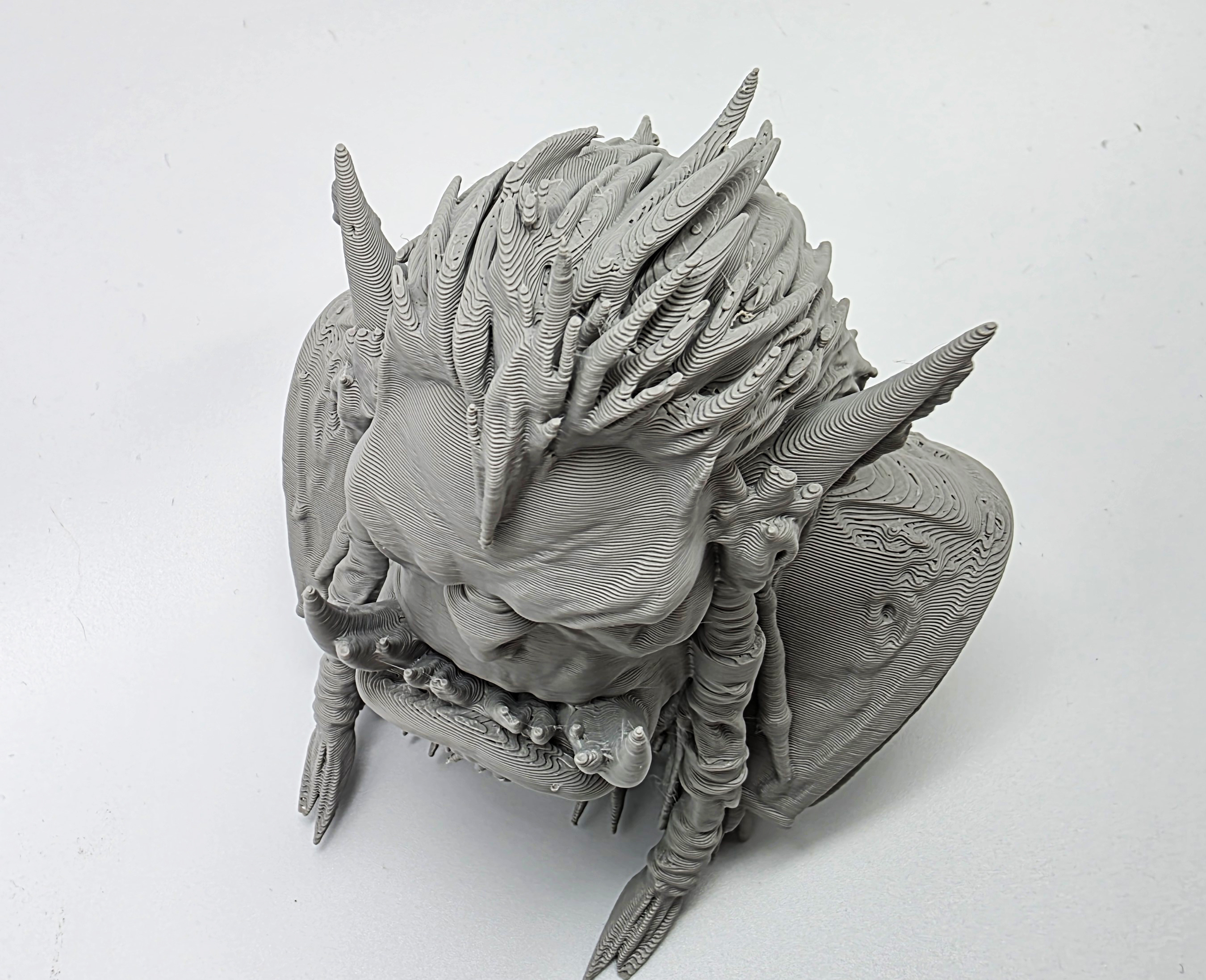 Miniatura 5 do modelo 3D Orc Chieftain Bust