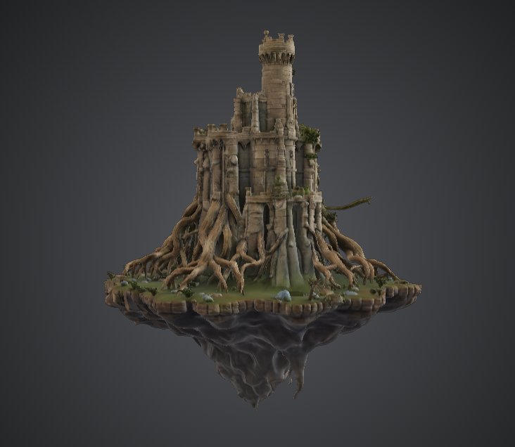 Ancient Treebound Castle – Overgrown Root Fortress
