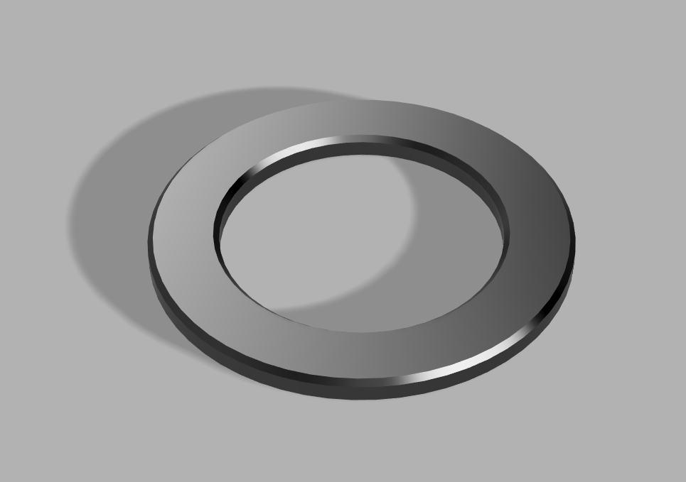 Parametric washer - Fusion360 — miniatura 2